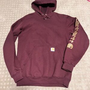 Carhartt Brown Sweatshirt Hoodie Classic Design